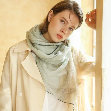100 % 얇은 파시미나 숄