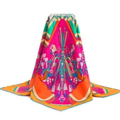 MOQ 목 실크 스카프 없음