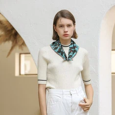 순수한 실크 풀라 스카프