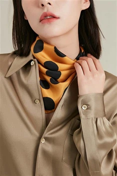 헤어 슬리핑 실크 스카프