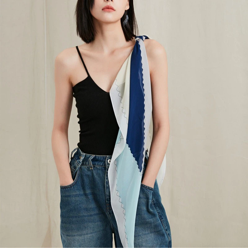 silk chiffon scarf silk chiffon scarf